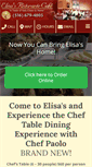 Mobile Screenshot of elisasrestaurant.com